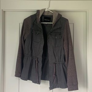 MAURICES mixed material jacket, size medium